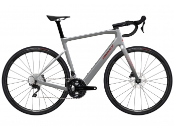 Ridley E-Grifn Shimano 105 Battleship Grey + Candy Red Metallic