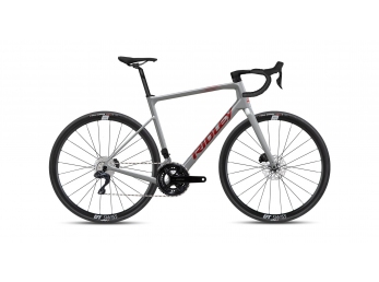 Ridley Grifn Shimano 105 Di2 2x12, Battleship Grey + Candy Red Metallic