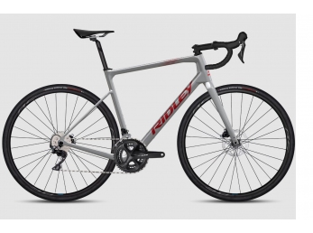 Ridley Grifn Shimano 105 2x12, Battleship Grey + Candy Red Metallic