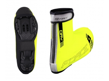 návleky treter FORCE PU DRY MTB, fluo