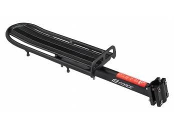 Nosič FORCE CARRY na sedlovku hliníkový, černý