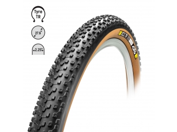 Plášť TUFO MTB XC11 TR 27,5"x2,25,kevlar,bezdušový béžový