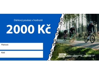 Dárkový poukaz 2000,- CZK