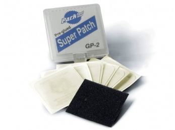 Lepení ParkTool sada samolepících záplat 6 ks + 1ks smirku