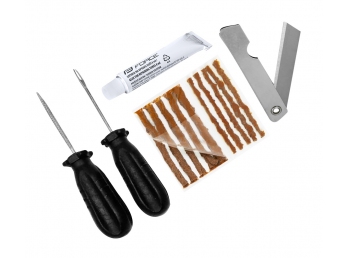 Sada FORCE pro opravu bezdušových plášťů s nářadím