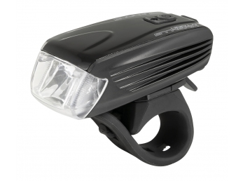 Světlo přední FORCE STREAM 400LM USB, černé