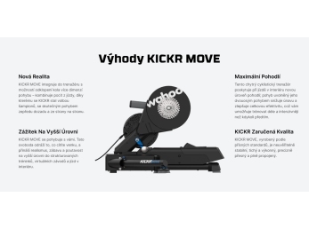 Trenažér WAHOO KICKR MOVE Smart Trainer +11speed kazeta