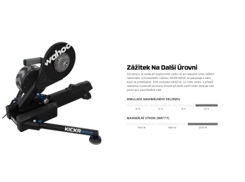 Trenažér WAHOO KICKR MOVE Smart Trainer +11speed kazeta