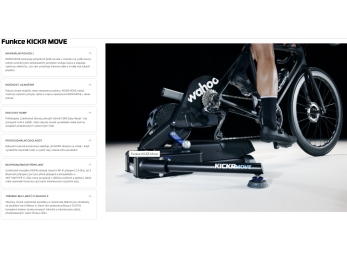 Trenažér WAHOO KICKR MOVE Smart Trainer +11speed kazeta