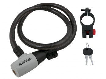 Zámek FORCE spirála 80cm/12mm +držák